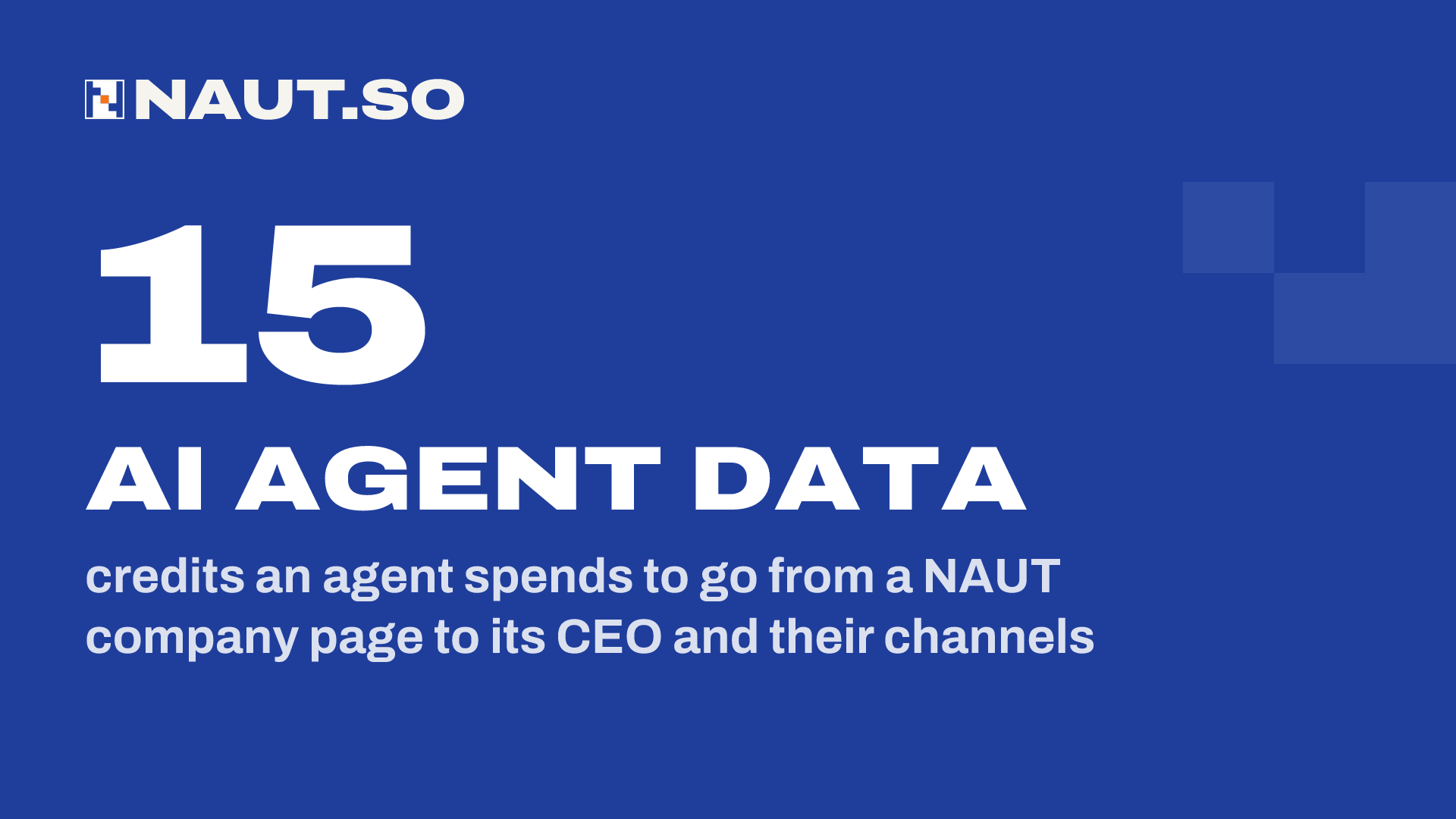 15 AI agent data credits an agent spends to go from a NAUT company page to its CEO and their channels. Logos: Arcium (Elusiv), Yannik Schrade, Julian Descher, Nico Schapeler.